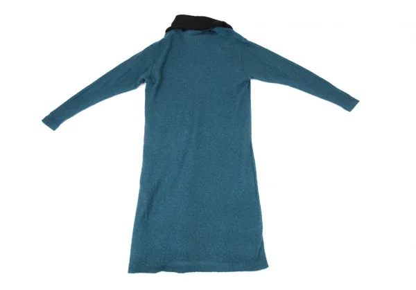 ISSEY MIYAKE Bi-colored Reversible Knit Dress K-93348_014