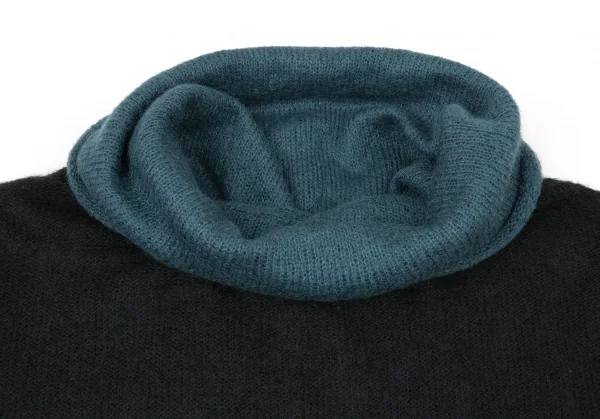 ISSEY MIYAKE Bi-colored Reversible Knit Dress K-93348_005