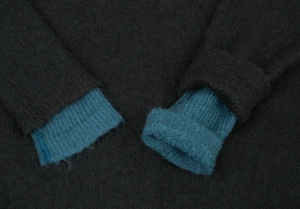 ISSEY MIYAKE Bi-colored Reversible Knit Dress K-93348_009