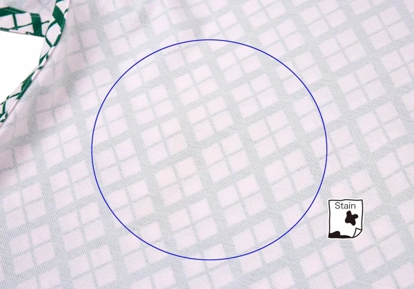 コムデギャルソン オムCOMME des GARCONS HOMME 製品染め裏バイアスチェックインサイドアウトTシャツ ピンク緑M位 K-93364_007