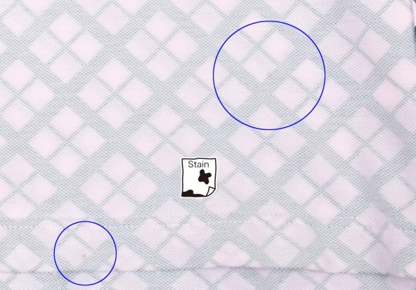 コムデギャルソン オムCOMME des GARCONS HOMME 製品染め裏バイアスチェックインサイドアウトTシャツ ピンク緑M位 K-93364_008