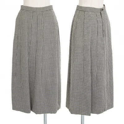トリココムデギャルソンtricot COMME des GARCONS ハウンドトゥースダーツデザインスカート