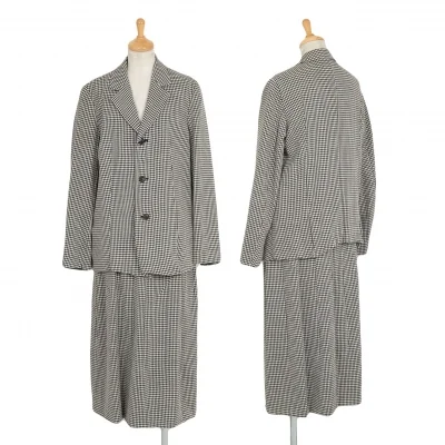 トリココムデギャルソンtricot COMME des GARCONS ハウンドトゥース3Bセットアップスーツ