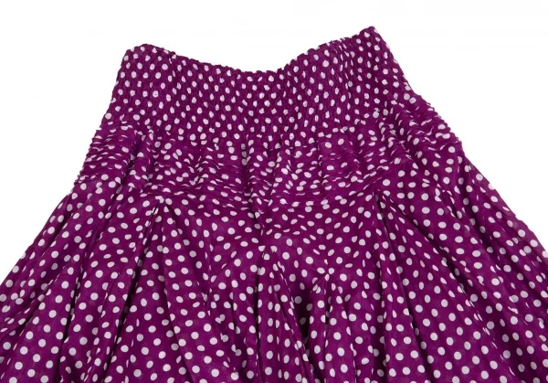 zucca Polka Dot Flare Skirt K-93414_010