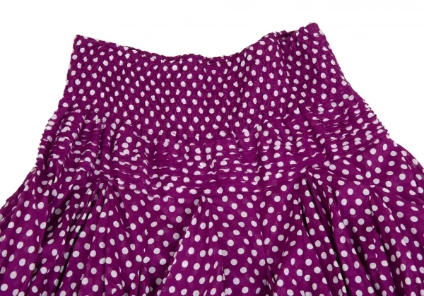 zucca Polka Dot Flare Skirt K-93414_003