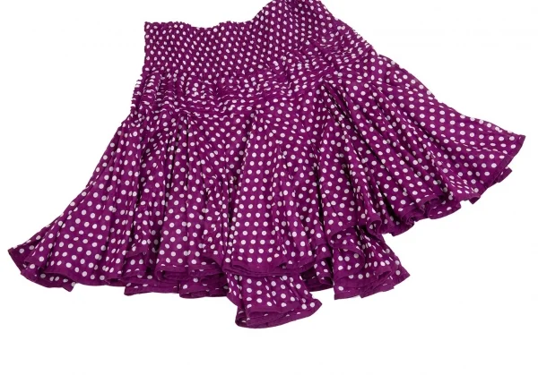 zucca Polka Dot Flare Skirt K-93414_006