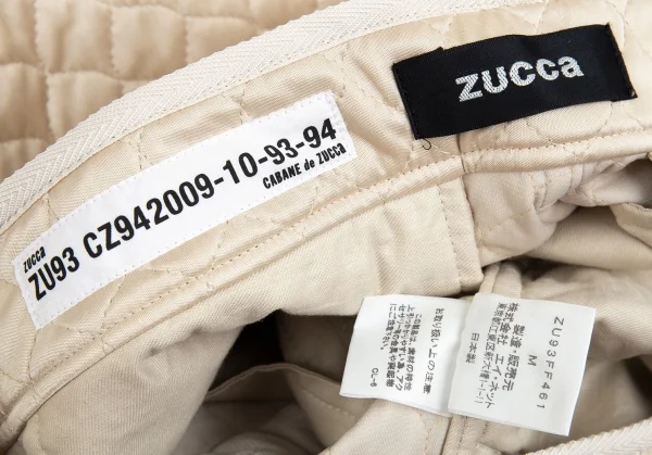 ズッカzucca キルティングショートパンツ ベージュM K-93419_012
