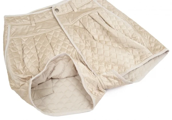 ズッカzucca キルティングショートパンツ ベージュM K-93419_007