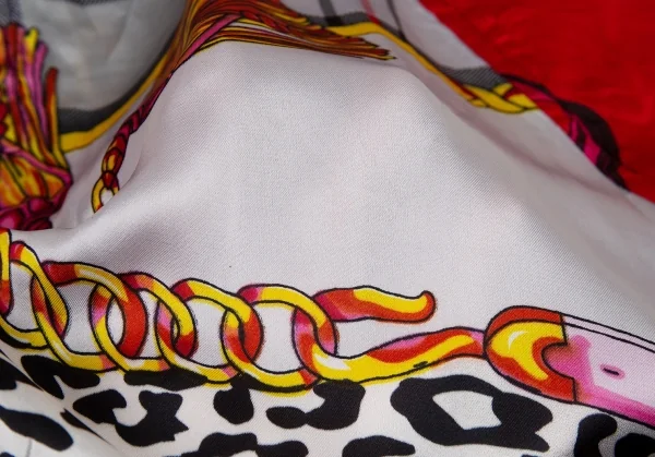 コムデギャルソンCOMME des GARCONS パッチワークスカーフノースリーブワンピース マルチS K-93478_015