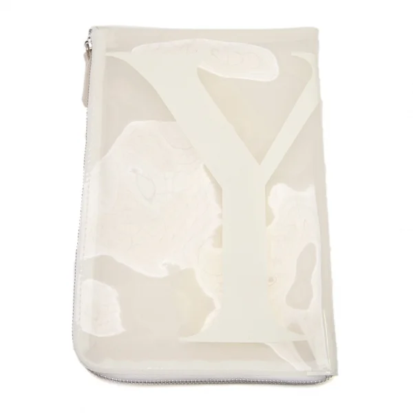 ワイズY's ロゴプリントポーチ3点セット 白他 K-93497_002