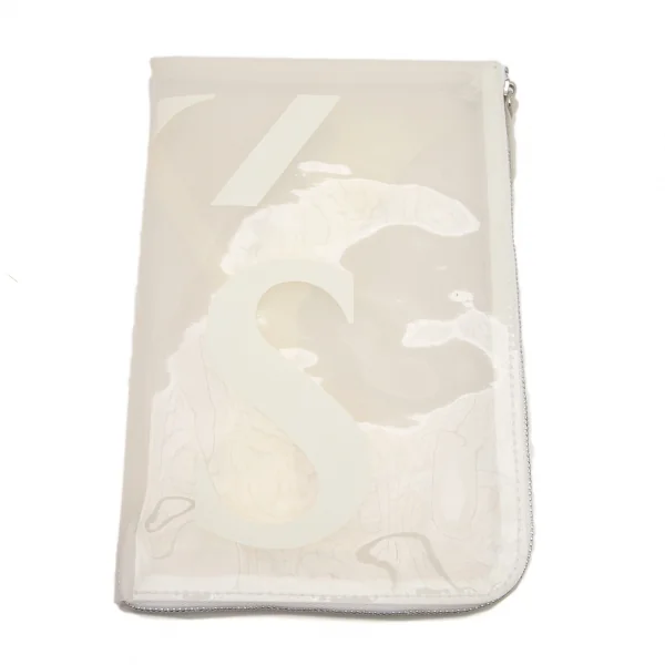 ワイズY's ロゴプリントポーチ3点セット 白他 K-93497_005