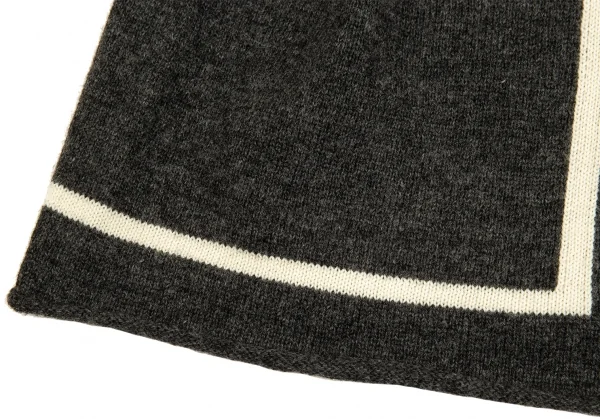 コムデギャルソンCOMME des GARCONS ライン切替デザインニットトップス チャコールS位 K-93518_011