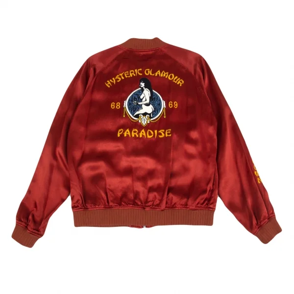 HYSTERIC GLAMOUR Embroidered Jacket Red M K-93554_001