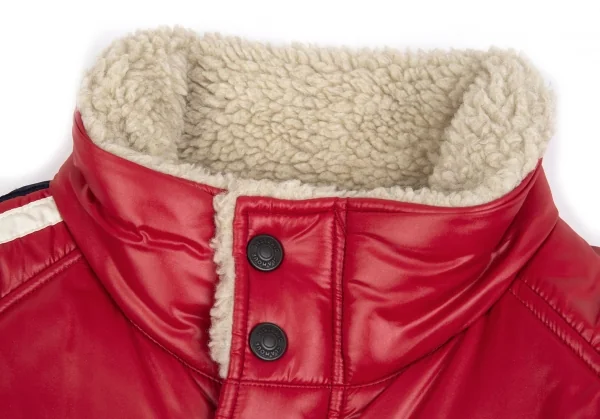ヒステリックグラマーHYSTERIC GLAMOUR プリマロフトレーシング中綿ジャケット 赤S K-93555_003