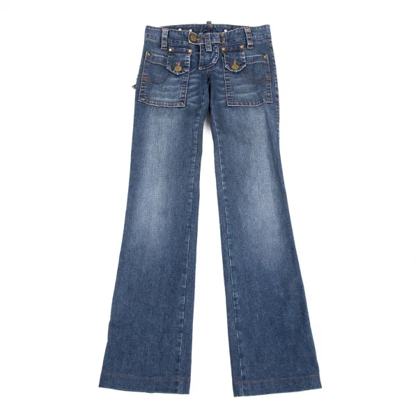 ディースクエアードDSQUARED2 ポケットデザインデニムパンツ インディゴ38 K-93596_001