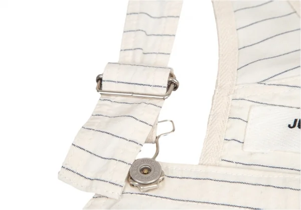 ジュンヤワタナベ コムデギャルソンJUNYA WATANABE COMME des GARCONS コットンヘンプボーダーサロペット オフS K-93603_006