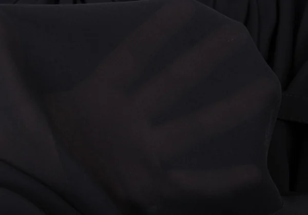 ジュンヤワタナベ コムデギャルソンJUNYA WATANABE COMME des GARCONS シフォンピンタックドレープラウンドカラーブラウスワンピース 濃紺S K-93604_016