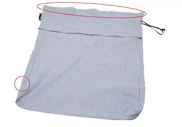 トリココムデギャルソンtricot COMME des GARCONS プリーツスカートジップ着脱ストライプショルダーバッグ　 黒青白 K-93612_017