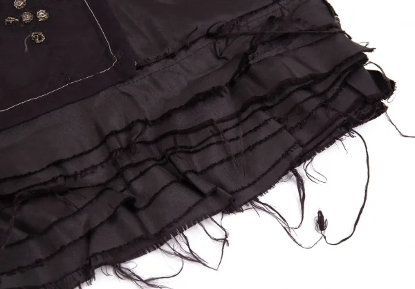 ジュンヤワタナベマンピンク コムデギャルソンJUNYA WATANABE MAN PINK COMME des GARCONS スパンコール刺繍ノースリーブチュニック 焦げ茶S K-93686_008