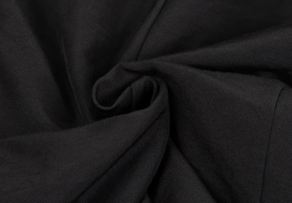 コムデギャルソンCOMME des GARCONS ポリフロント二重ダブルブレスト半袖ジャケット 黒S K-93740_013