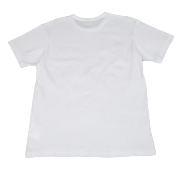 コムデギャルソンCOMME des GARCONS 2019ホリデイホログラムメッセージプリントTシャツ 白XL K-93790_010