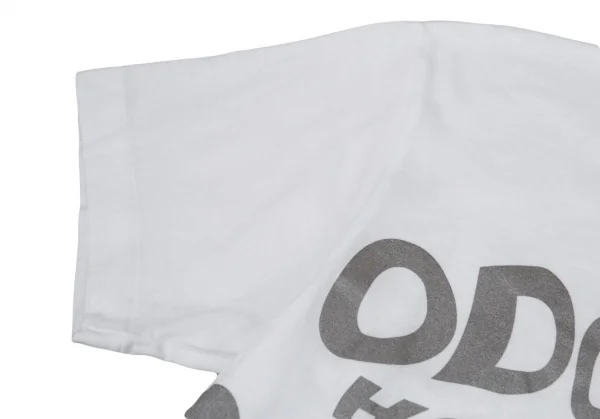 コムデギャルソンCOMME des GARCONS 2019ホリデイホログラムメッセージプリントTシャツ 白XL K-93790_004