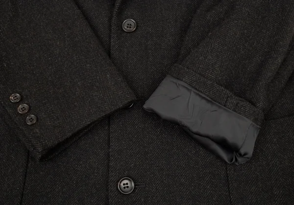 Papas Herringbone Cashmere Camel Jacket K-93798_006