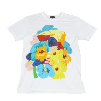コムデギャルソン オムプリュスCOMME des GARCONS HOMME PLUS フラワープリントTシャツ