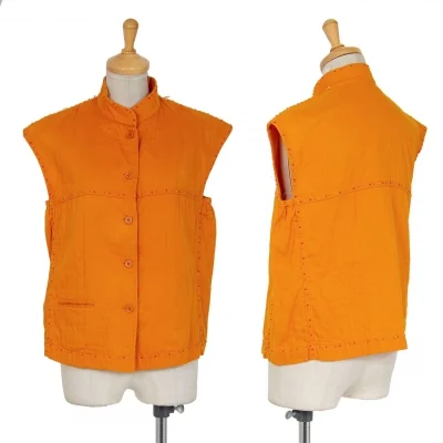 ISSEY MIYAKE Decorative Stitch Design Vest