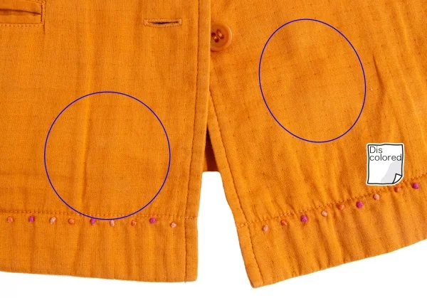 ISSEY MIYAKE Decorative Stitch Design Vest K-93884_011