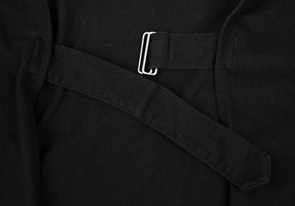 コムデギャルソン オムプリュスCOMME des GARCONS HOMME PLUS フロントベルトTシャツ 黒L K-93907_003