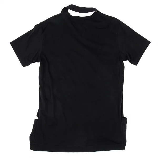 コムデギャルソン オムプリュスCOMME des GARCONS HOMME PLUS ベルトサスペンダーデザインTシャツ 黒L K-93908_008