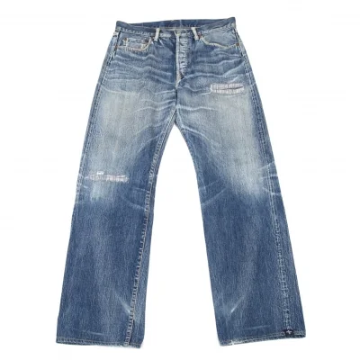 ワイズフォーメンY's for men スポテッドホースリペアデザインデニムパンツ