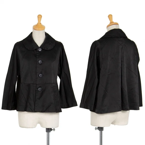 トリココムデギャルソンtricot COMME des GARCONSポリエステルラウンドカラージャケット