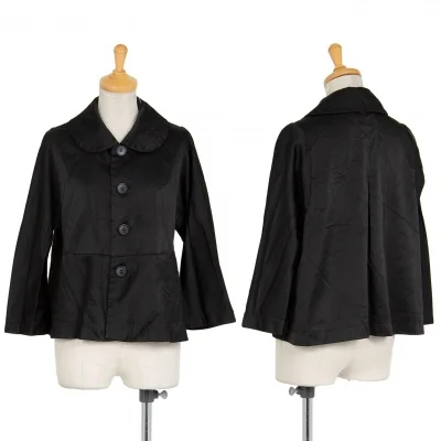 トリココムデギャルソンtricot COMME des GARCONSポリエステルラウンドカラージャケット