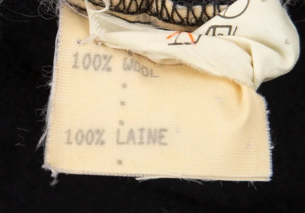 ジャンニヴェルサーチGIANNI VERSACE ウールハイネックニットソー 黒46 K-94067_013