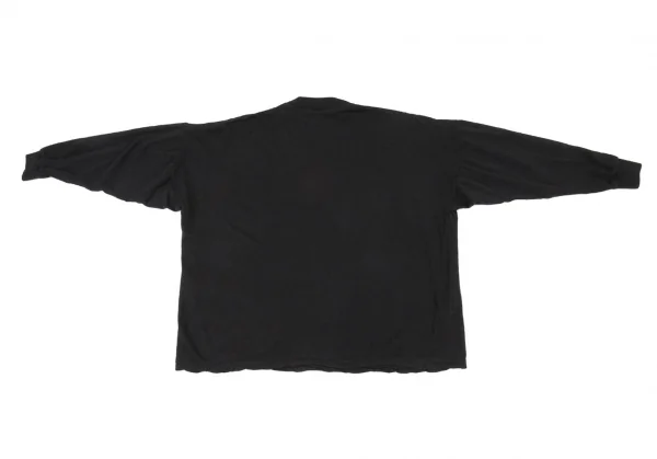 ジャンニヴェルサーチGIANNI VERSACE ウールハイネックニットソー 黒46 K-94067_009