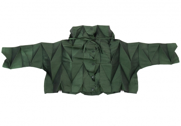 センス抜群✨イッセイミヤケ FETE/フェット プリーツ グリーン