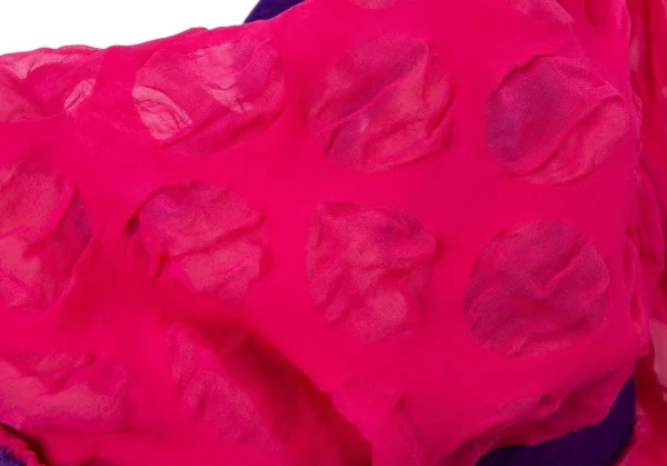 ISSEY MIYAKE FETE Felt Dot See-through Stole K-94112_006