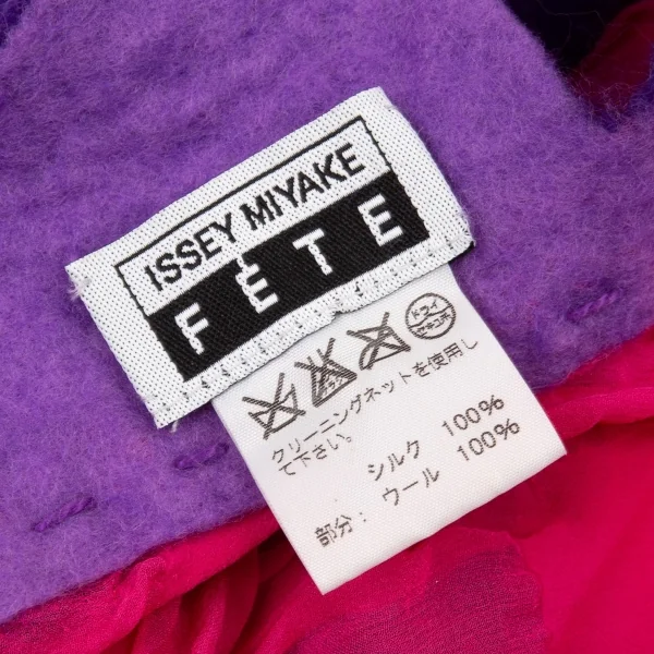 ISSEY MIYAKE FETE Felt Dot See-through Stole K-94112_009