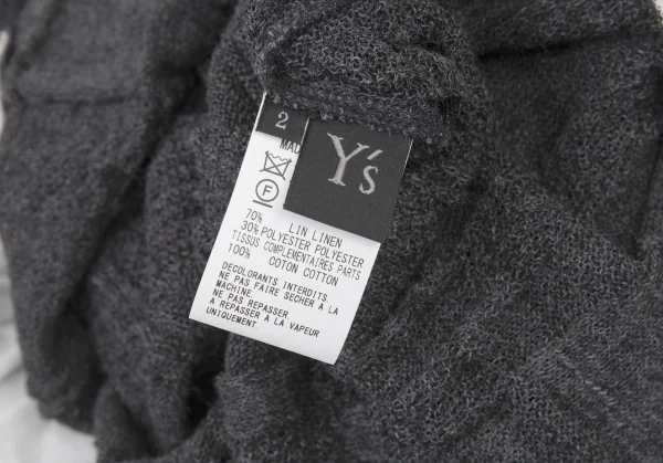 Y's Hem Switching Long Knit Sweater K-94159_012