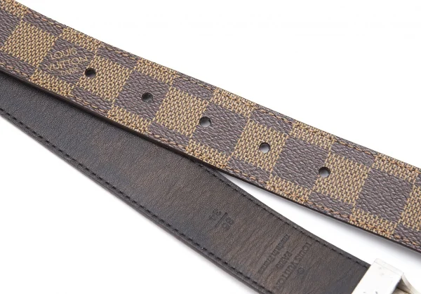 ルイヴィトンLouis Vuitton ダミエ エベヌ サンチュール ベルト 茶85 K-94221_006