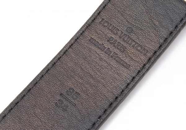 ルイヴィトンLouis Vuitton ダミエ エベヌ サンチュール ベルト 茶85 K-94221_008