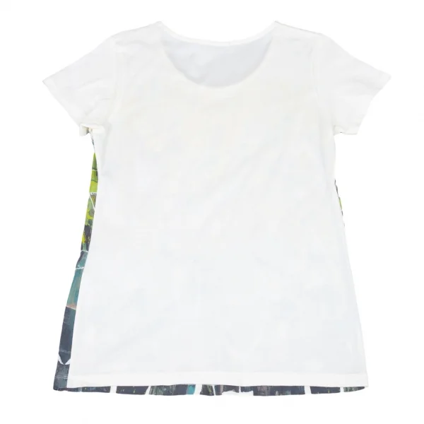 イッセイミヤケISSEY MIYAKE グラフィックプリントTシャツ 白黄緑他2 K-94235_008