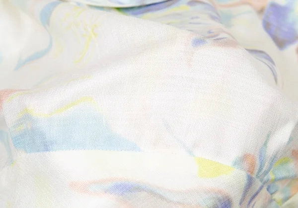 イッセイミヤケISSEY MIYAKE マーブルプリントカシュクールデザインジャケット 白マルチ2 K-94268_016