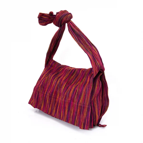 イッセイミヤケISSEY MIYAKE レインボーストライプショルダーバッグ マルチ K-94326_001