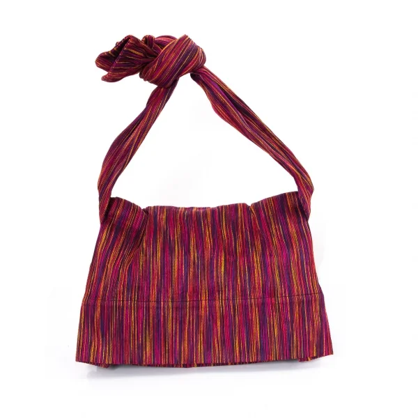 イッセイミヤケISSEY MIYAKE レインボーストライプショルダーバッグ マルチ K-94326_002