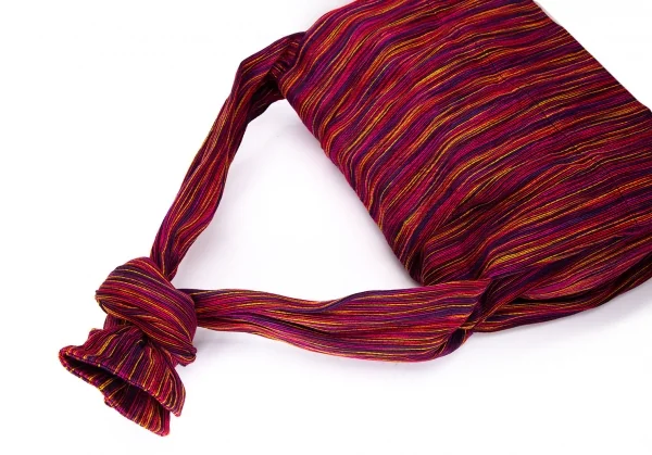 イッセイミヤケISSEY MIYAKE レインボーストライプショルダーバッグ マルチ K-94326_007