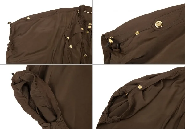 グッチGUCCI ミリタリーデザインドルマンジャケット 茶S K-94380_008