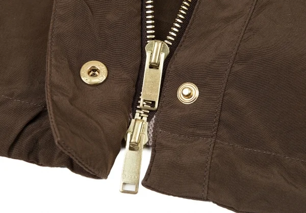 グッチGUCCI ミリタリーデザインドルマンジャケット 茶S K-94380_011